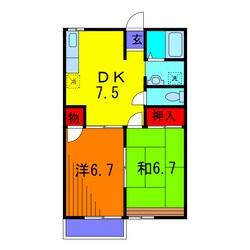 メイプルＹの物件間取画像